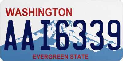 WA license plate AAI6339