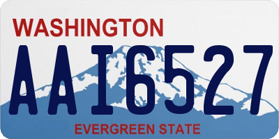 WA license plate AAI6527