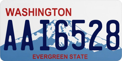 WA license plate AAI6528