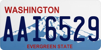 WA license plate AAI6529