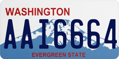 WA license plate AAI6664