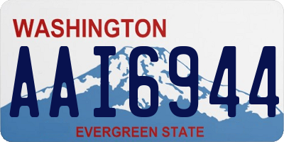 WA license plate AAI6944