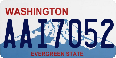 WA license plate AAI7052