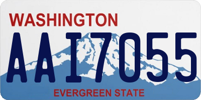 WA license plate AAI7055