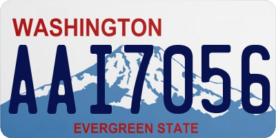 WA license plate AAI7056