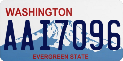 WA license plate AAI7096