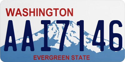 WA license plate AAI7146