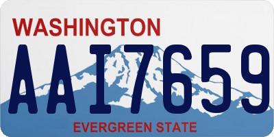 WA license plate AAI7659