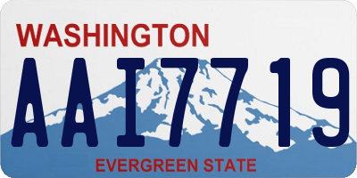 WA license plate AAI7719