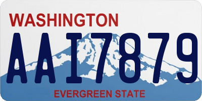 WA license plate AAI7879