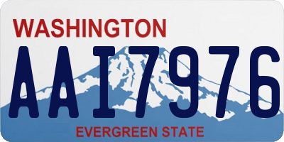 WA license plate AAI7976