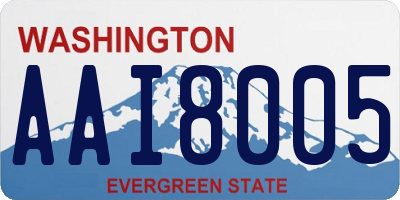 WA license plate AAI8005