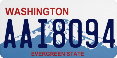 WA license plate AAI8094
