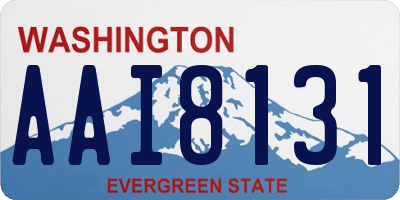 WA license plate AAI8131