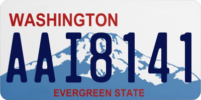 WA license plate AAI8141