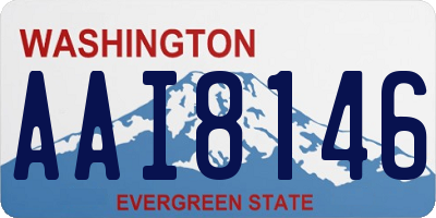 WA license plate AAI8146