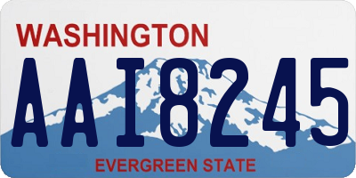 WA license plate AAI8245