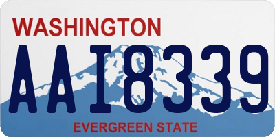 WA license plate AAI8339
