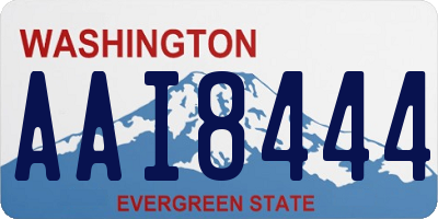 WA license plate AAI8444