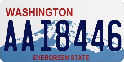 WA license plate AAI8446