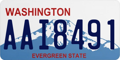 WA license plate AAI8491