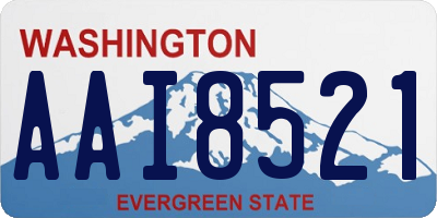 WA license plate AAI8521
