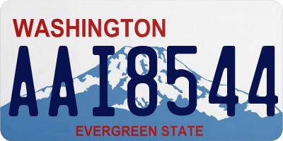 WA license plate AAI8544