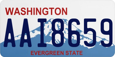 WA license plate AAI8659