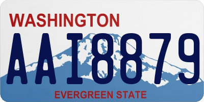 WA license plate AAI8879