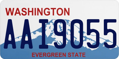 WA license plate AAI9055