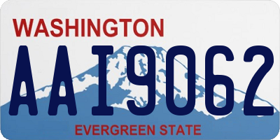 WA license plate AAI9062