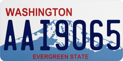 WA license plate AAI9065
