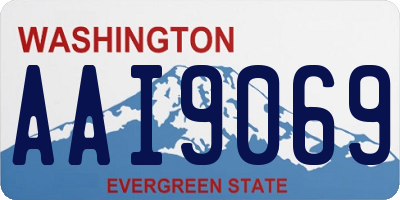 WA license plate AAI9069