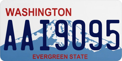 WA license plate AAI9095