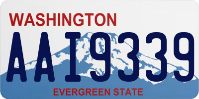 WA license plate AAI9339