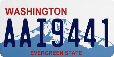 WA license plate AAI9441