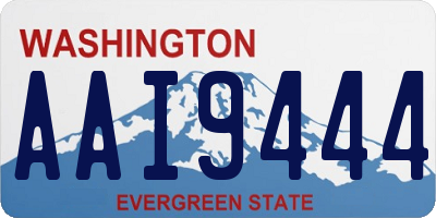 WA license plate AAI9444