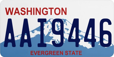 WA license plate AAI9446