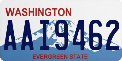 WA license plate AAI9462