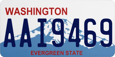WA license plate AAI9469