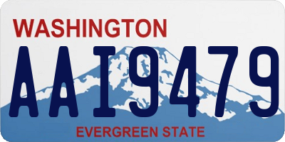 WA license plate AAI9479