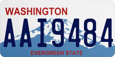 WA license plate AAI9484