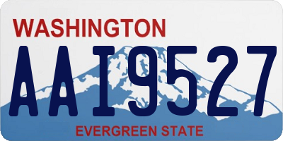 WA license plate AAI9527