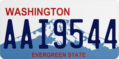 WA license plate AAI9544