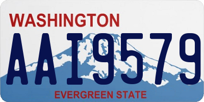 WA license plate AAI9579