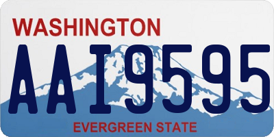 WA license plate AAI9595