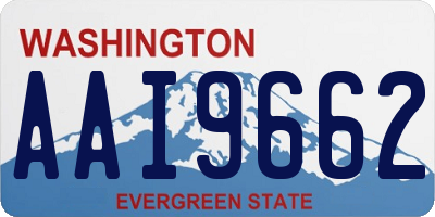 WA license plate AAI9662