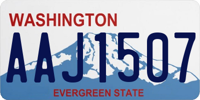 WA license plate AAJ1507
