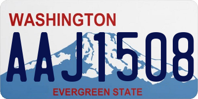 WA license plate AAJ1508
