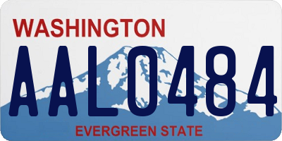 WA license plate AAL0484